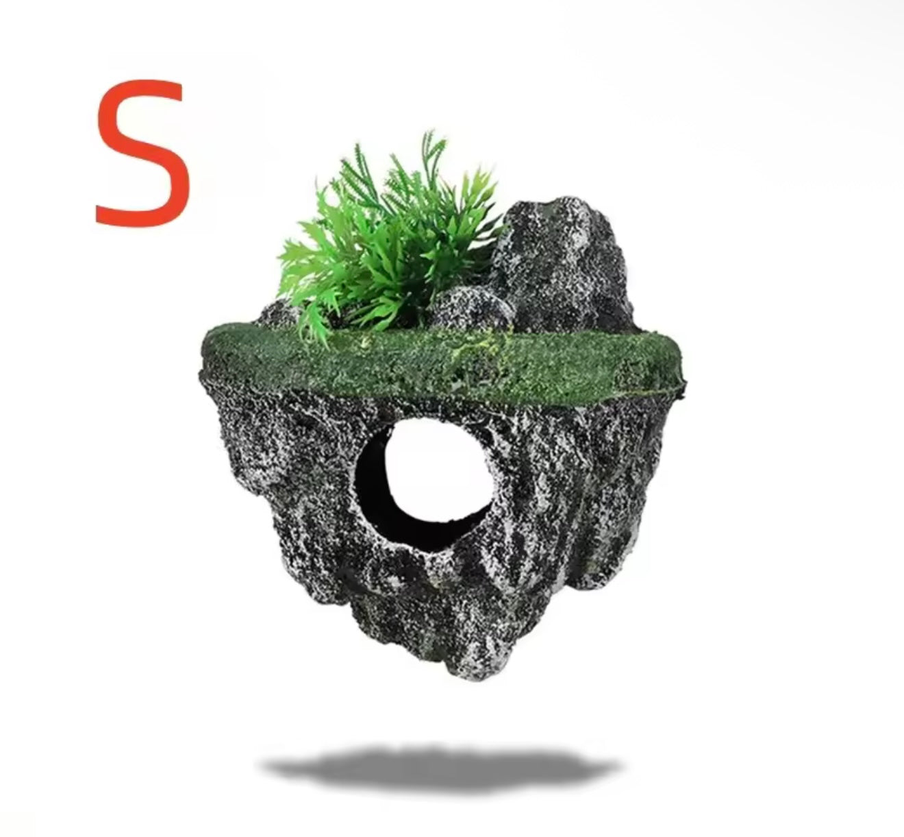 Floating Aquarium Rock – Realistic Suspended Island Decoration for Freshwater & Saltwater Tanks