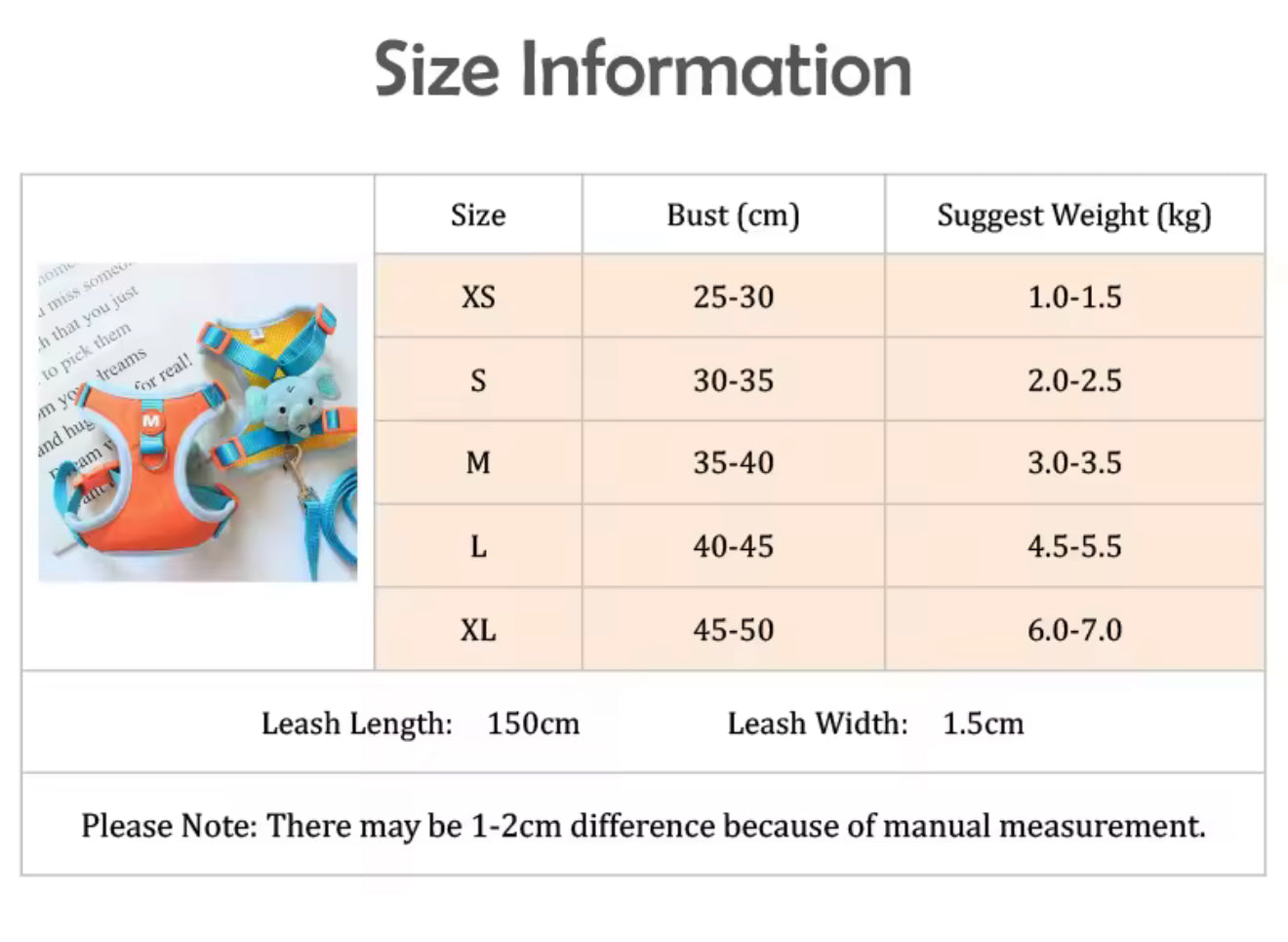 Adjustable Dog Collar & Harness Set – Animal Print Leash for Small to Large Dogs