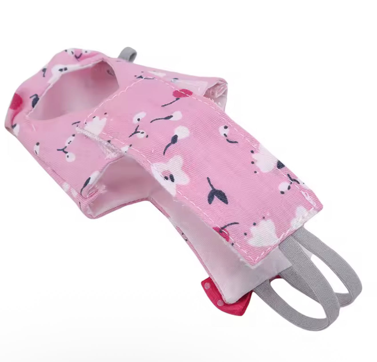 Cute Parrot & Small Bird Diaper with Bowtie – Washable Flight Suit for Cockatiels, Pigeons & Pet Birds