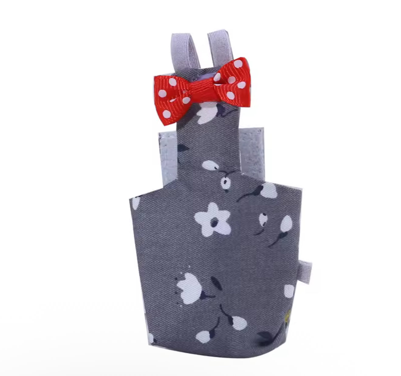 Cute Parrot & Small Bird Diaper with Bowtie – Washable Flight Suit for Cockatiels, Pigeons & Pet Birds