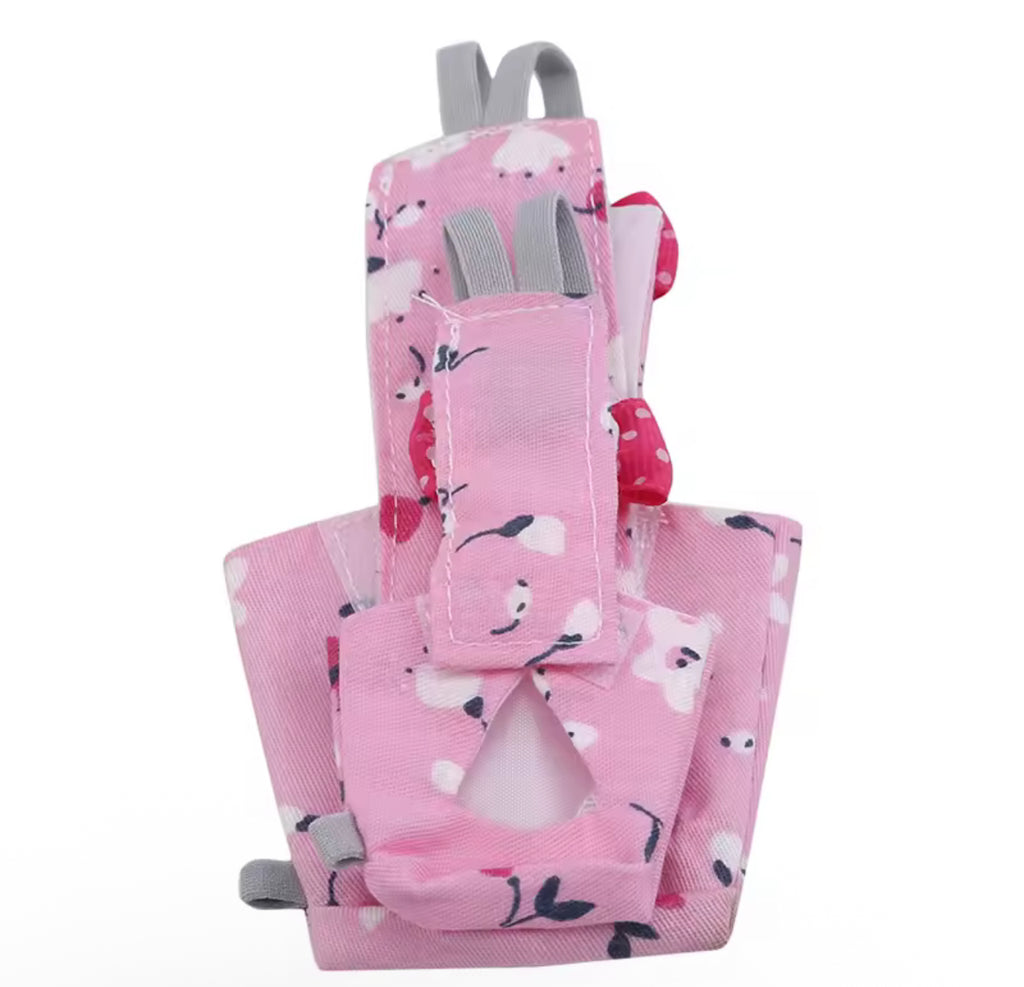 Cute Parrot & Small Bird Diaper with Bowtie – Washable Flight Suit for Cockatiels, Pigeons & Pet Birds