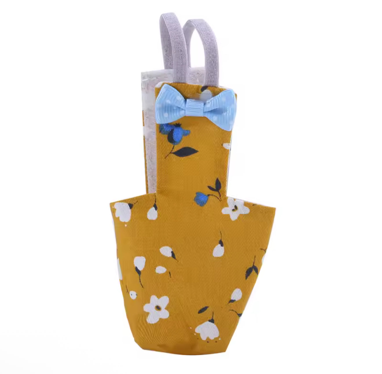 Cute Parrot & Small Bird Diaper with Bowtie – Washable Flight Suit for Cockatiels, Pigeons & Pet Birds