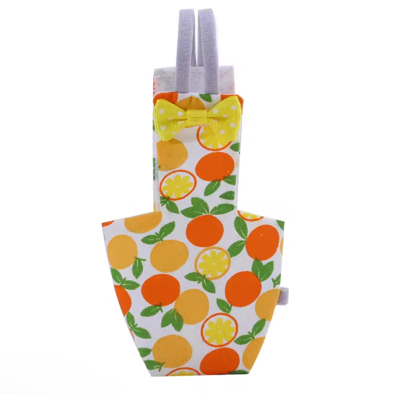 Cute Parrot & Small Bird Diaper with Bowtie – Washable Flight Suit for Cockatiels, Pigeons & Pet Birds