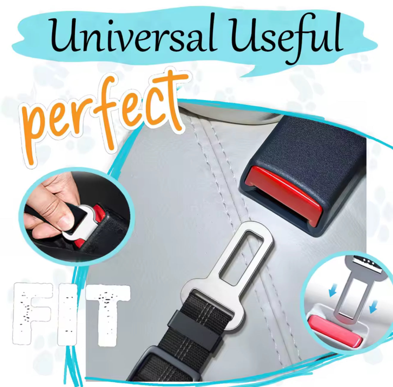 Adjustable Heavy-Duty Dog Car Seat Belt – Durable Nylon Safety Leash for Large Dogs