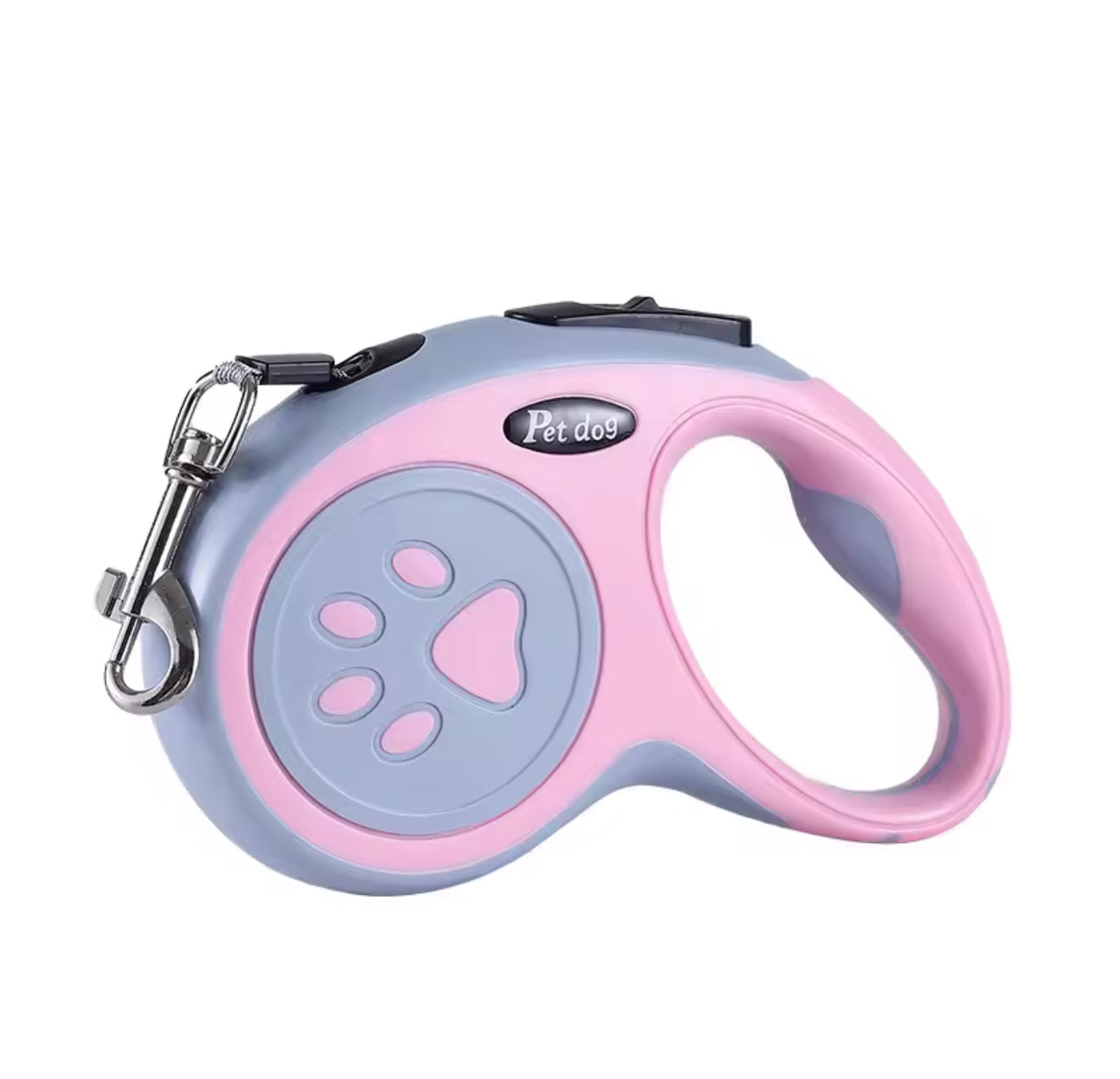 Retractable Nylon Dog Leash 3m/5m – Durable Extendable Lead for Walking & Running