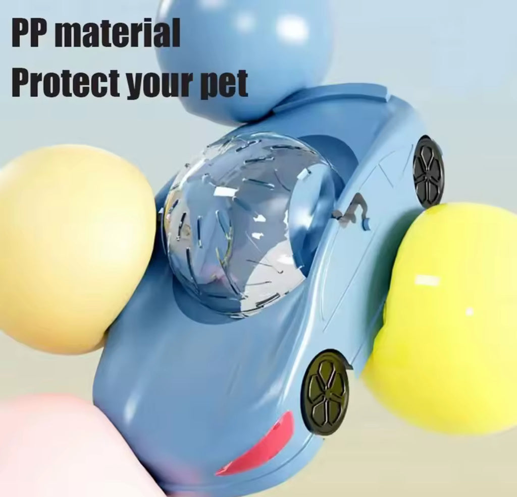 Hamster Running Ball Sports Car Design – Large Transparent Rolling Toy for Small Pets, Durable & Fun Exercise Wheel