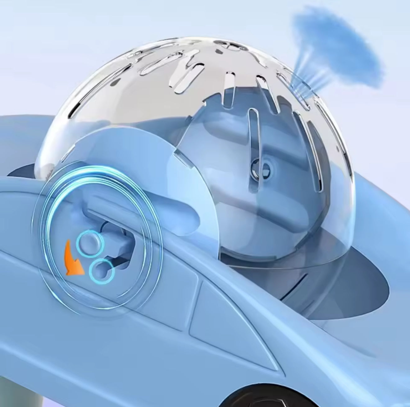 Hamster Running Ball Sports Car Design – Large Transparent Rolling Toy for Small Pets, Durable & Fun Exercise Wheel