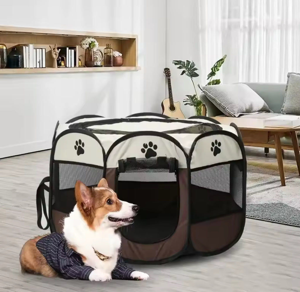 Portable & Foldable Pet Tent - For Pets on the Move!