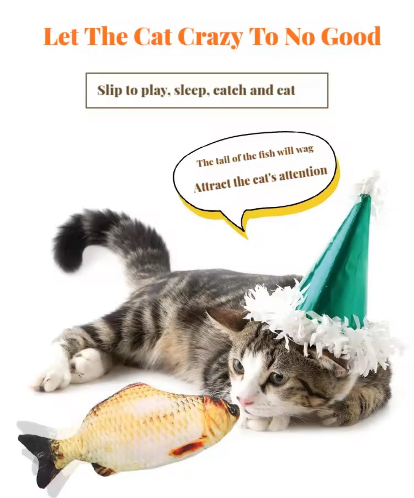 Electronic Cat Toy Fish — Hours of Fun!