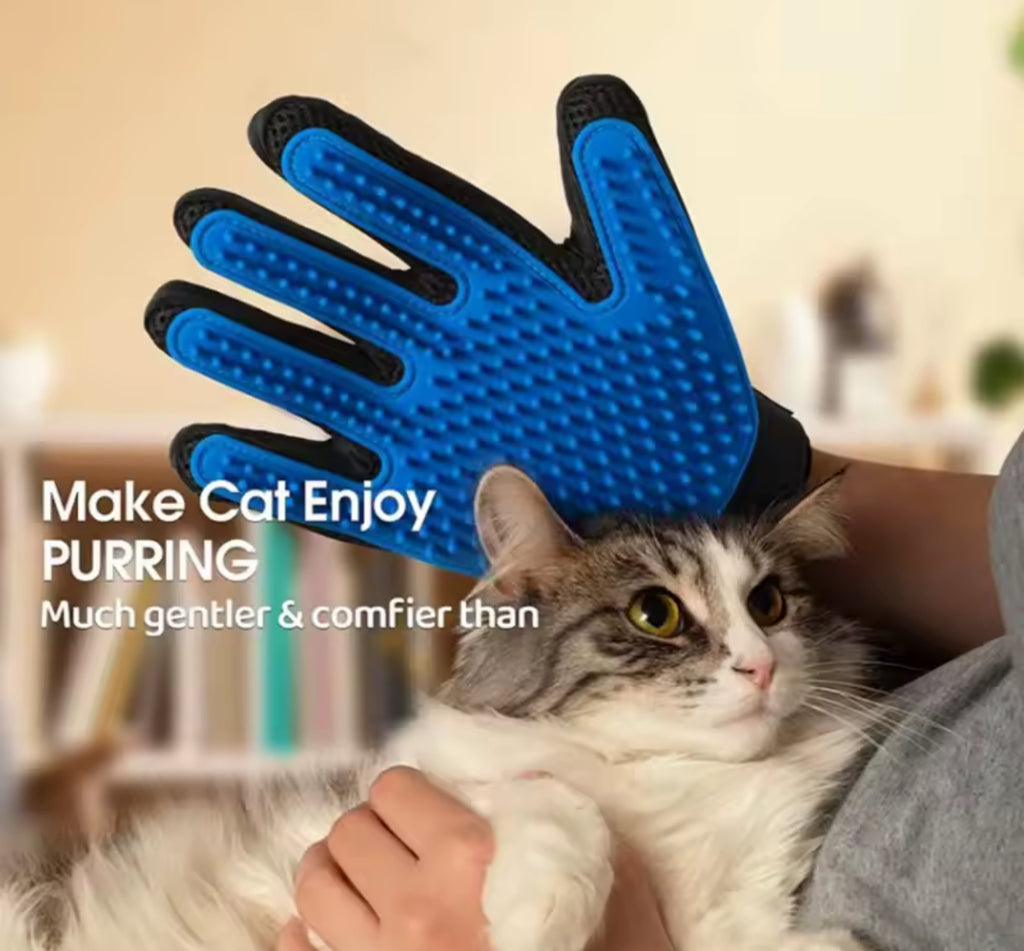 Pet Grooming Glove — Groom, De-Shed & Massage!