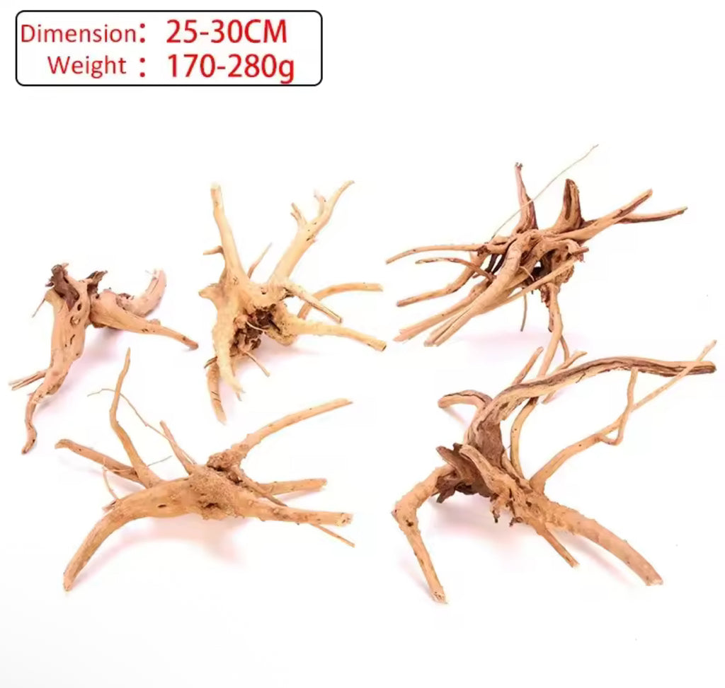 🌿 Natural Wooden Driftwood Tree Trunk Decoration